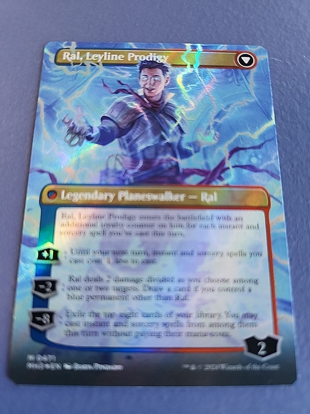 MTG Ral, Leyline Prodigy Modern Horizons 3 Magic the Gathering #471 Texture Foil