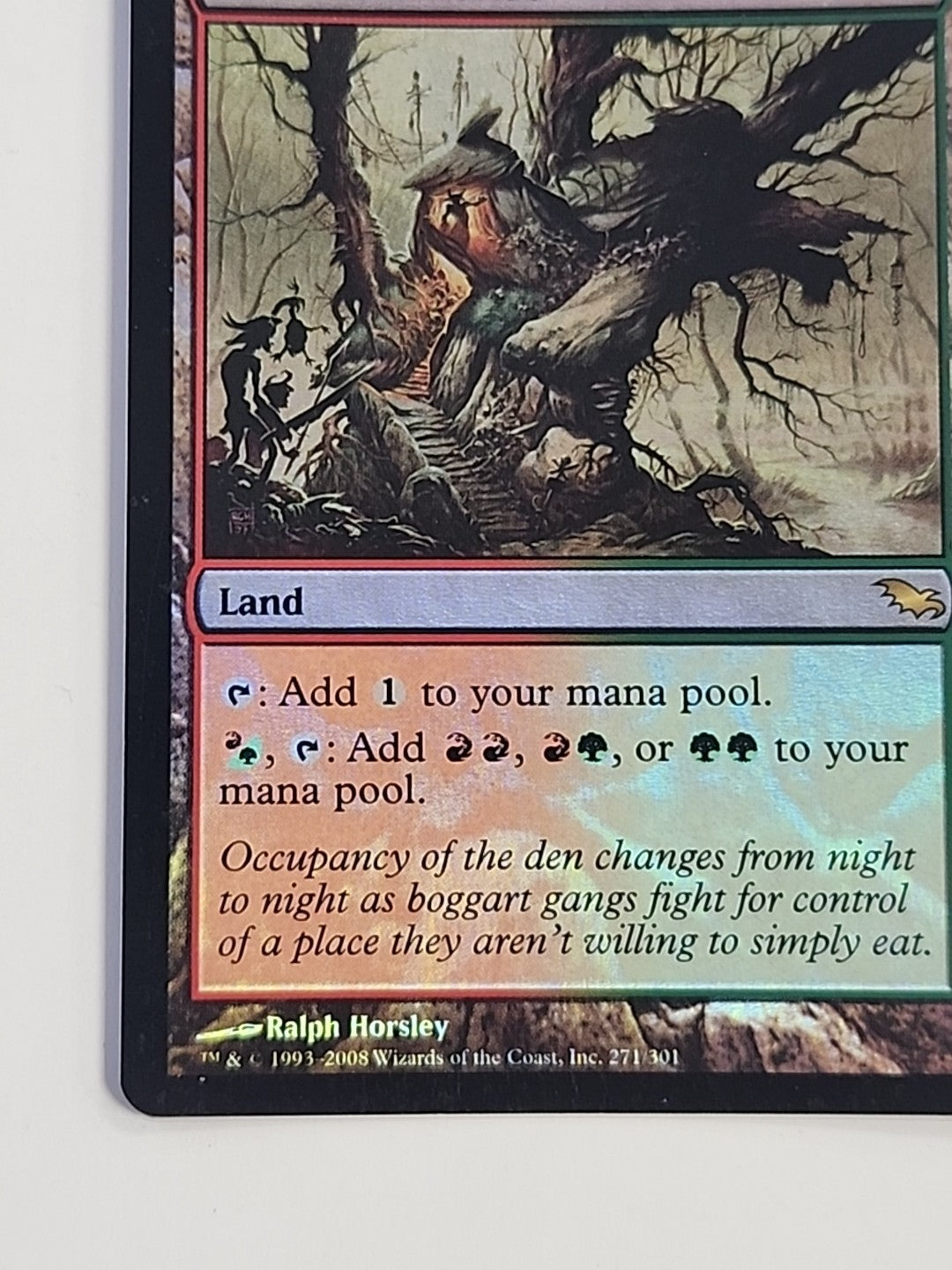 MTG Fire-Lit Thicket Shadowmoor Foil 271 English Magic the Gathering