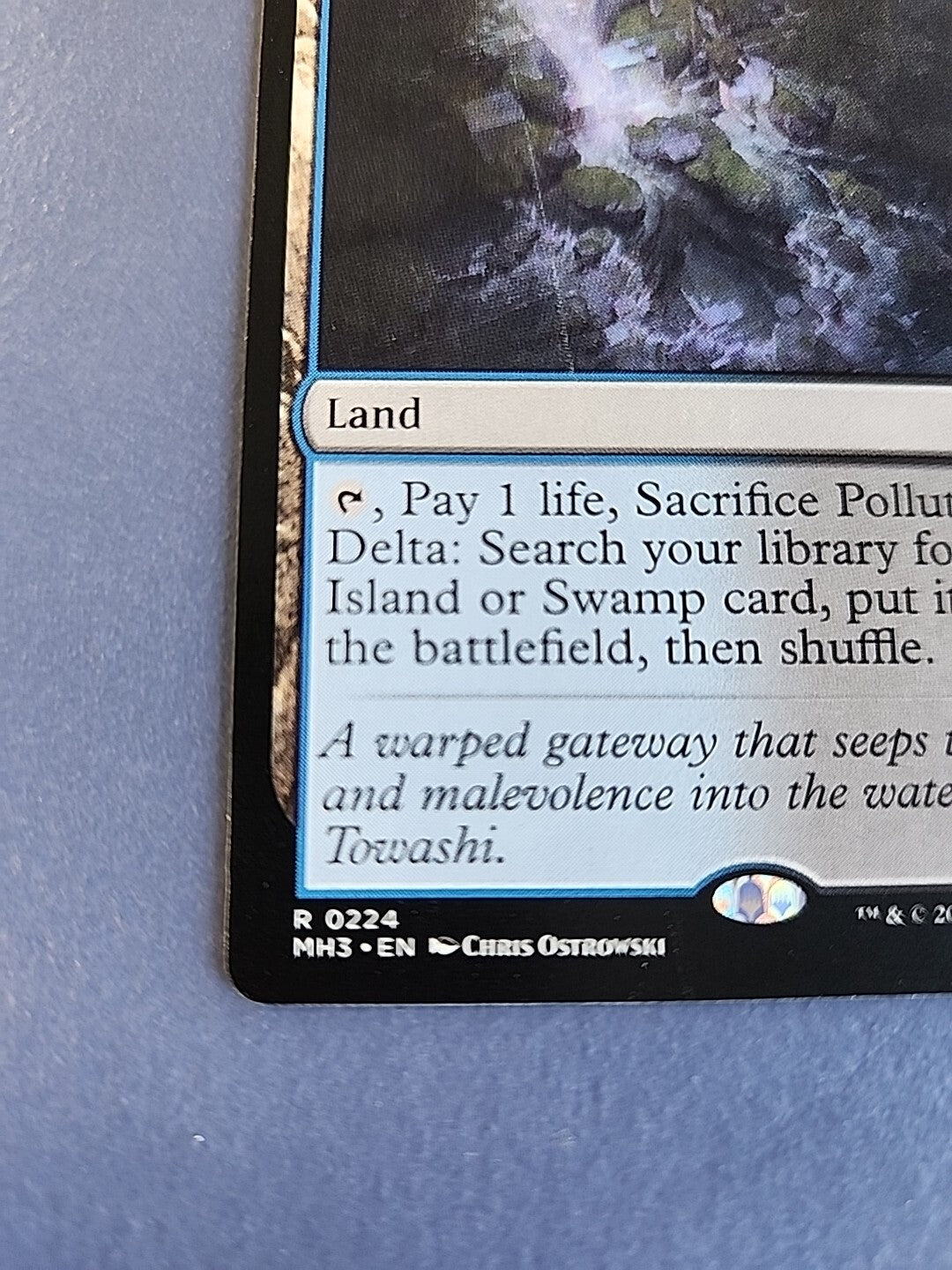 MTG Polluted Delta Rare Land Modern Horizons 3 Magic The Gathering NM/M