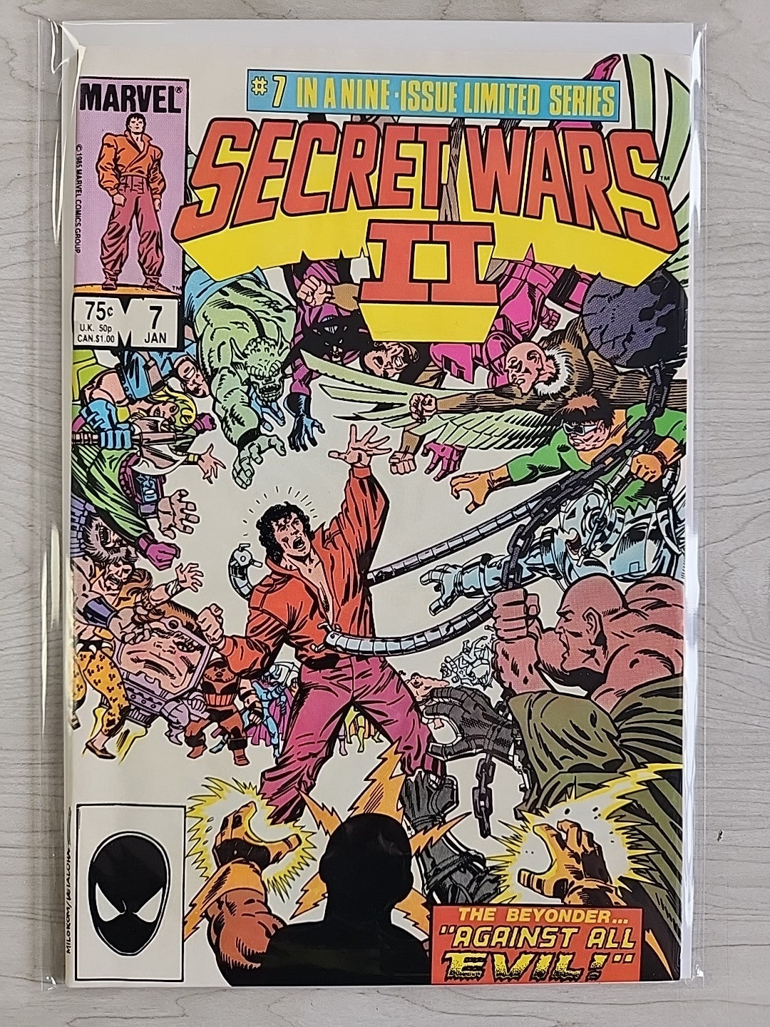 SECRET WARS II #1-9 (Marvel, 1985 Series) Complete Set of 9 Books Complete