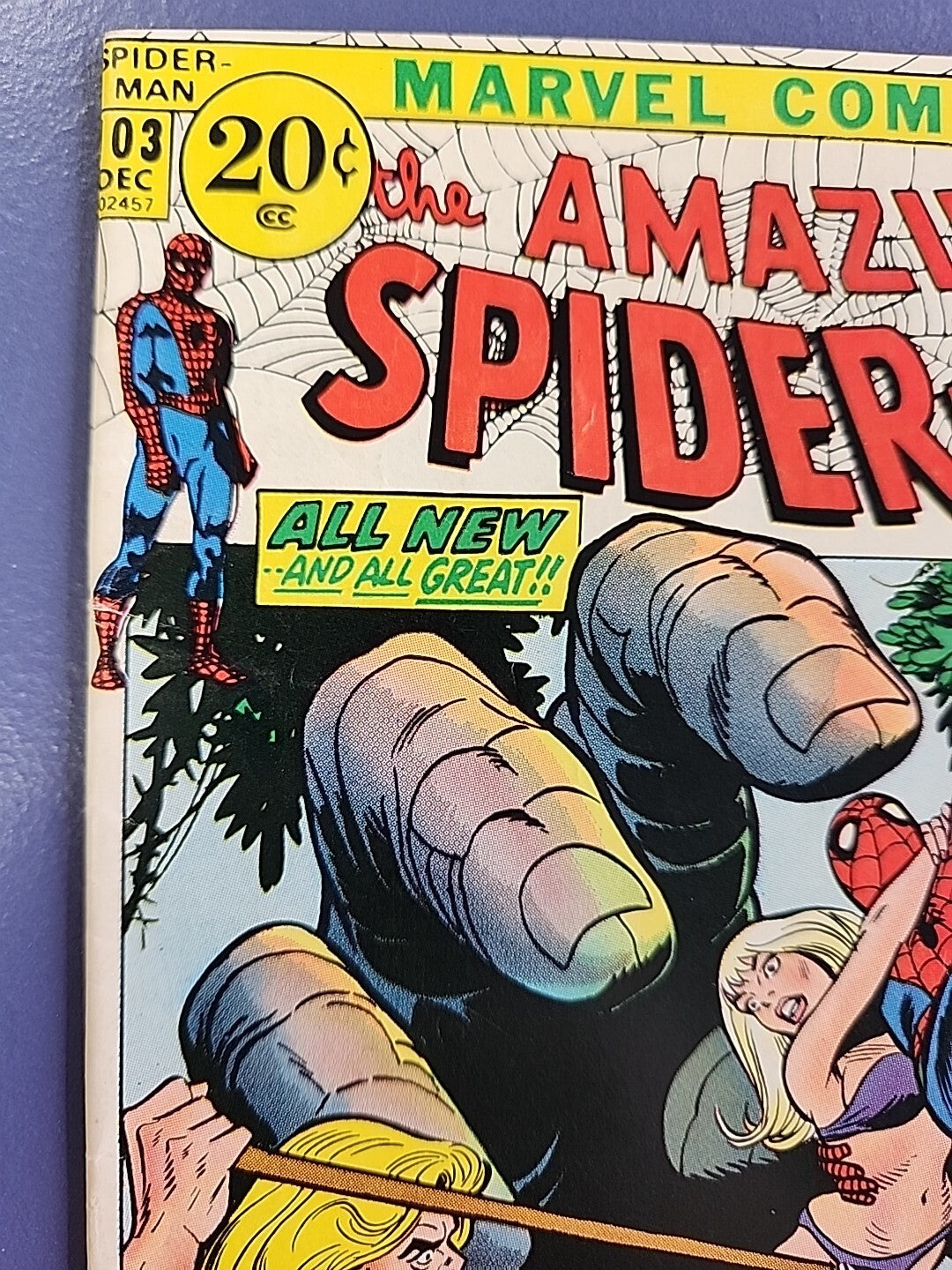 Amazing Spider-Man #103 VF+ Ka-Zar Zabu Gwen Stacy 1st Gog Est. 8.0