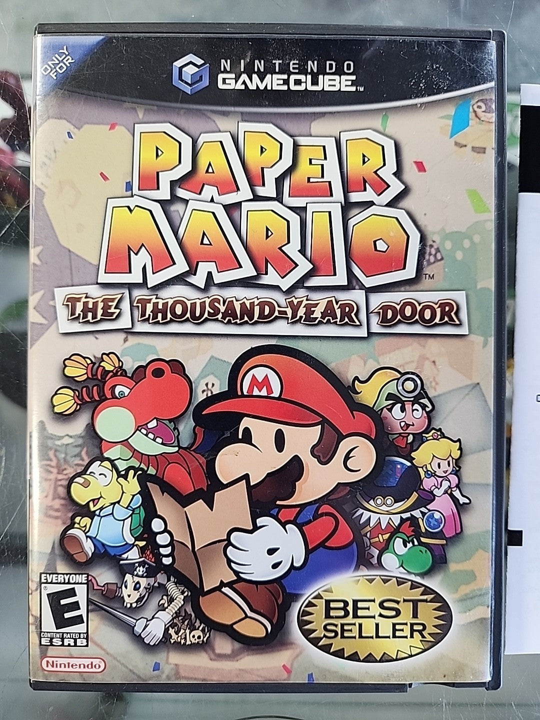 Paper Mario Thousand Year Door (Nintendo GameCube, 2004) CIB Tested Black Label