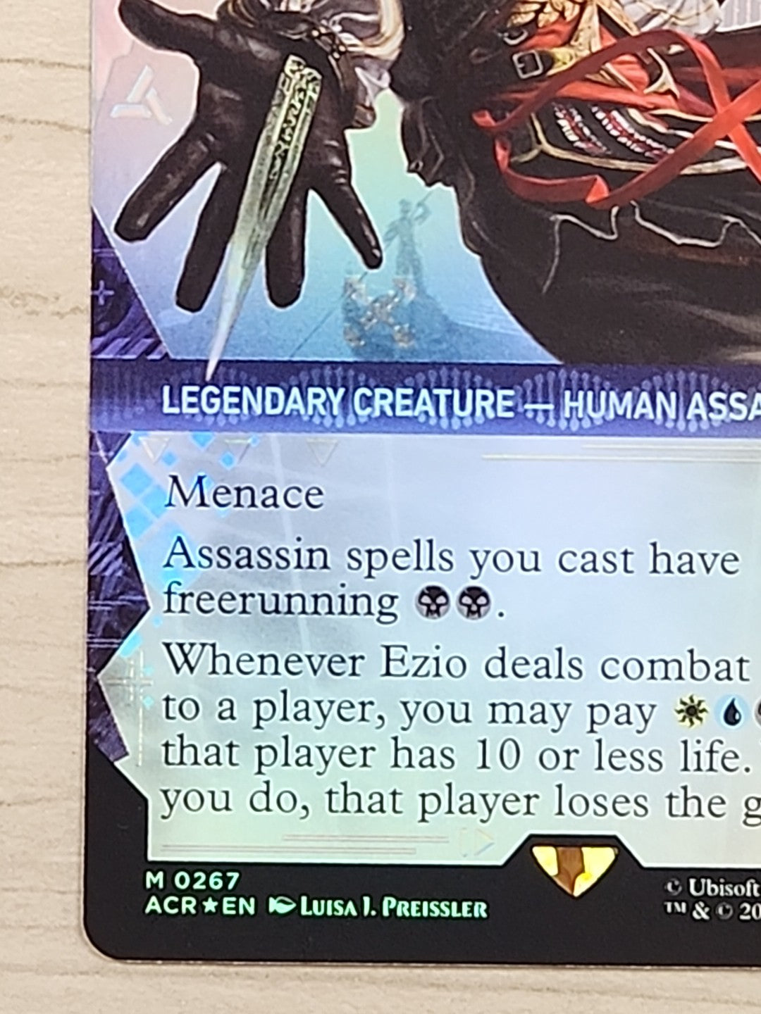 MTG Ezio Auditore da Firenze Showcase Textured Foil Assassin's Creed NM