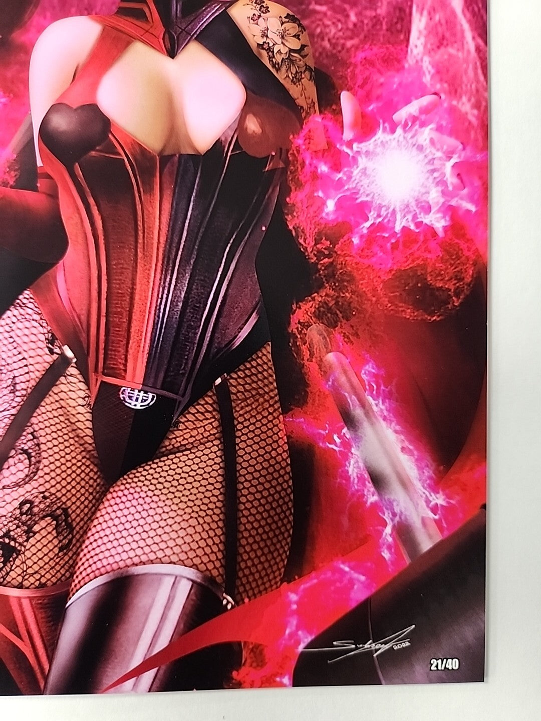HARDLEE THINN #1 2017 Sidney Augusto Scarlet Witch LTD 21/40 NM Goblin Cards