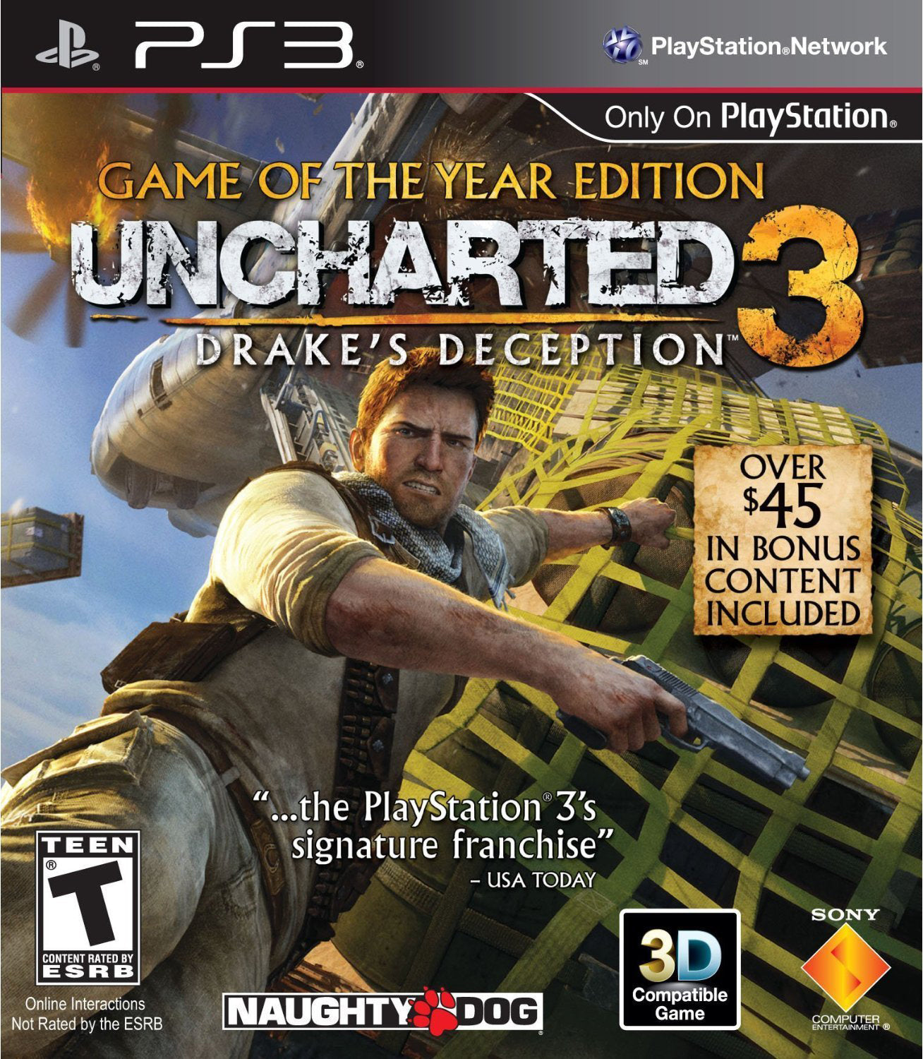 PS3 UNCHARTED 3 DRAKES DECEPTION GOTY