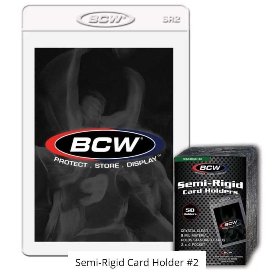 SEMI RIGID #2 CARD HOLDERS 50CT