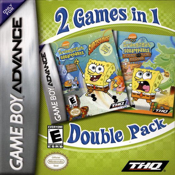 GBA 2 GAMES IN 1: SPONGEBOB
