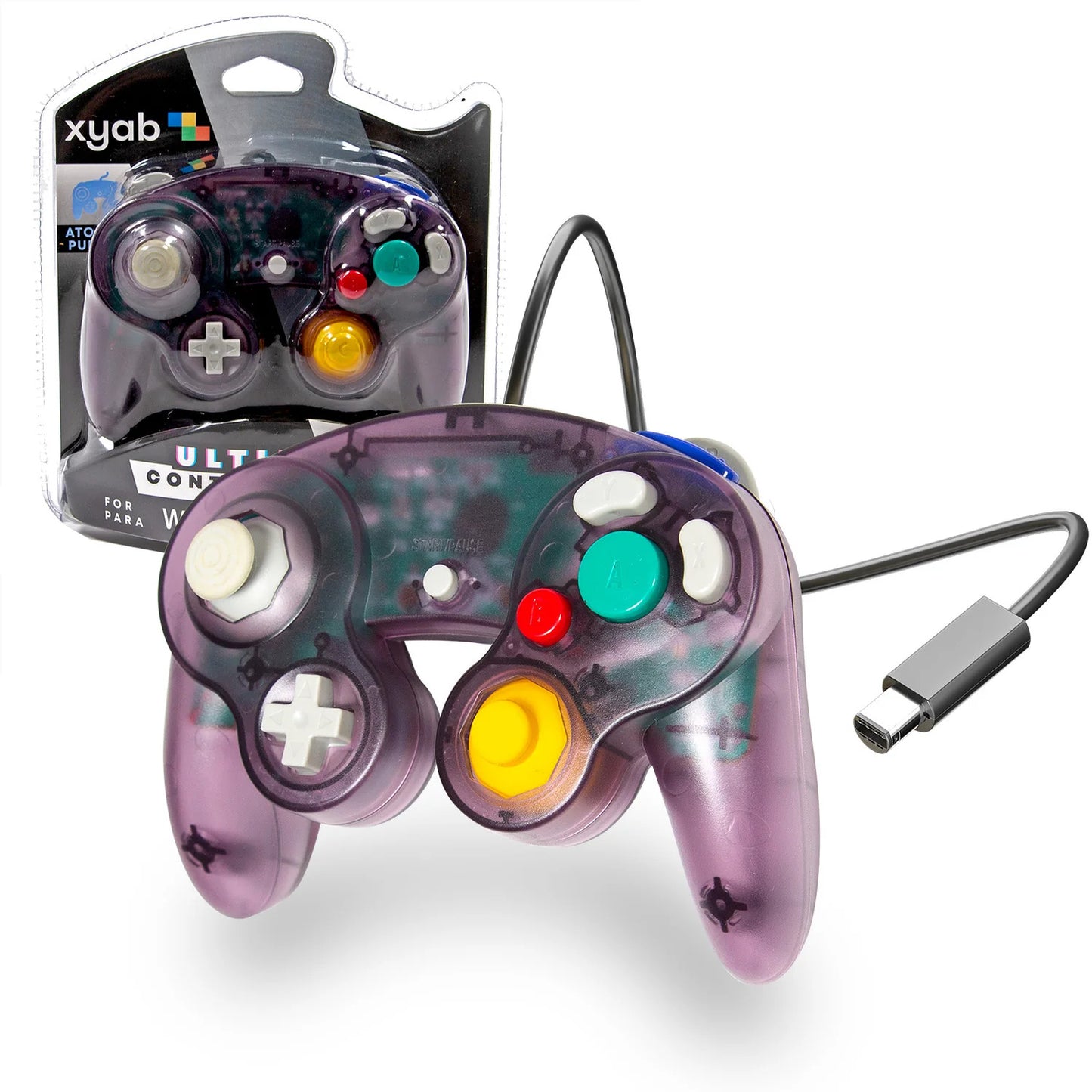 GC GAMECUBE/WII ATOMIC PURPLE CONTROLLER