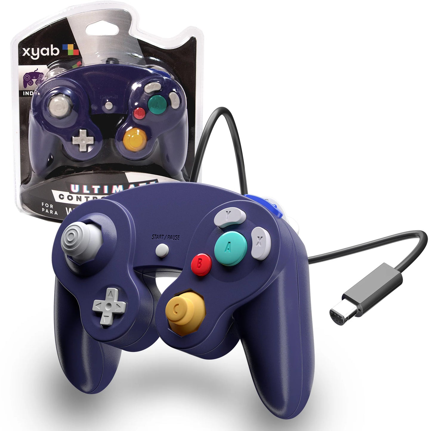 GC GAMECUBE/WII INDIGO CONTROLLER