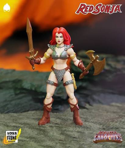 IMMORTAL CHAMPIONS RED SONJA 5.5" ACTION FIGURE