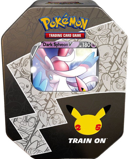 POKEMON CELEBRATIONS 25TH DARK SYLVEON V TIN