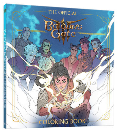 THE OFFICAL BALDURS GATE COLORING BOOK