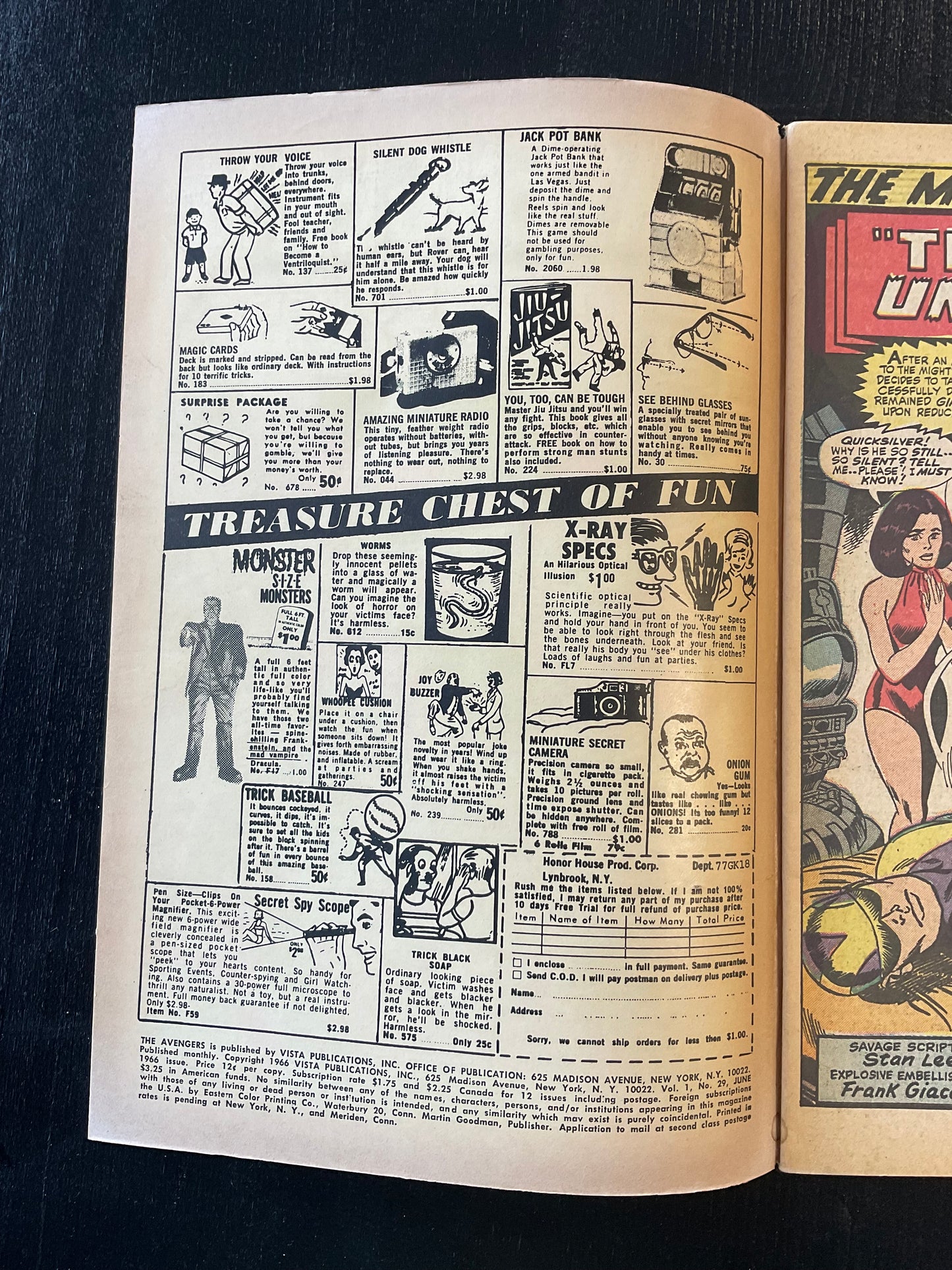 AVENGERS #29 (1966) 6.0 FN