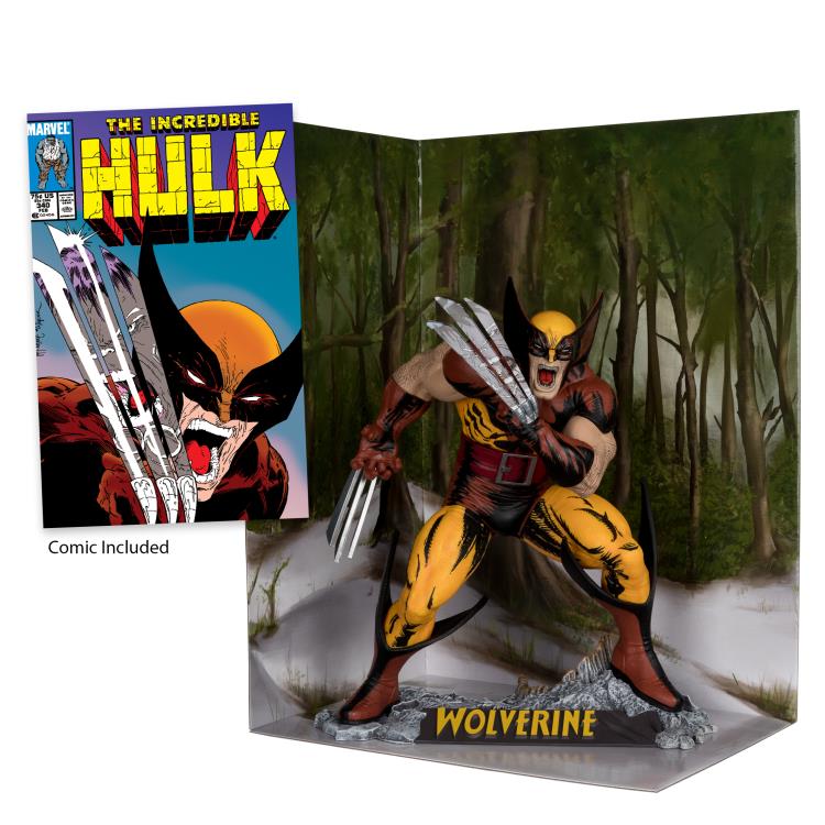 MCFARLANE TOYS MARVEL COLLECTION WOLVERINE 1/6 POSED FIGURE (HULK #340)