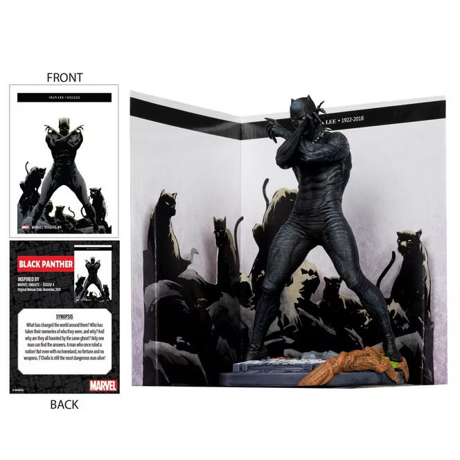 MCFARLANE TOYS MARVEL COLLECTION 1:10TH BLACK PANTHER (MARVEL KNIGHTS #4)