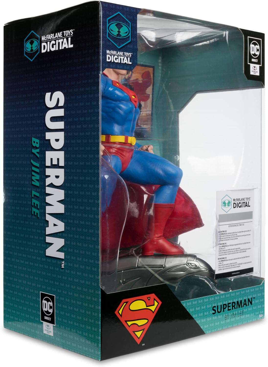 MCFARLANE TOYS DC DIRECT 12” SUPERMAN BY JIM LEE