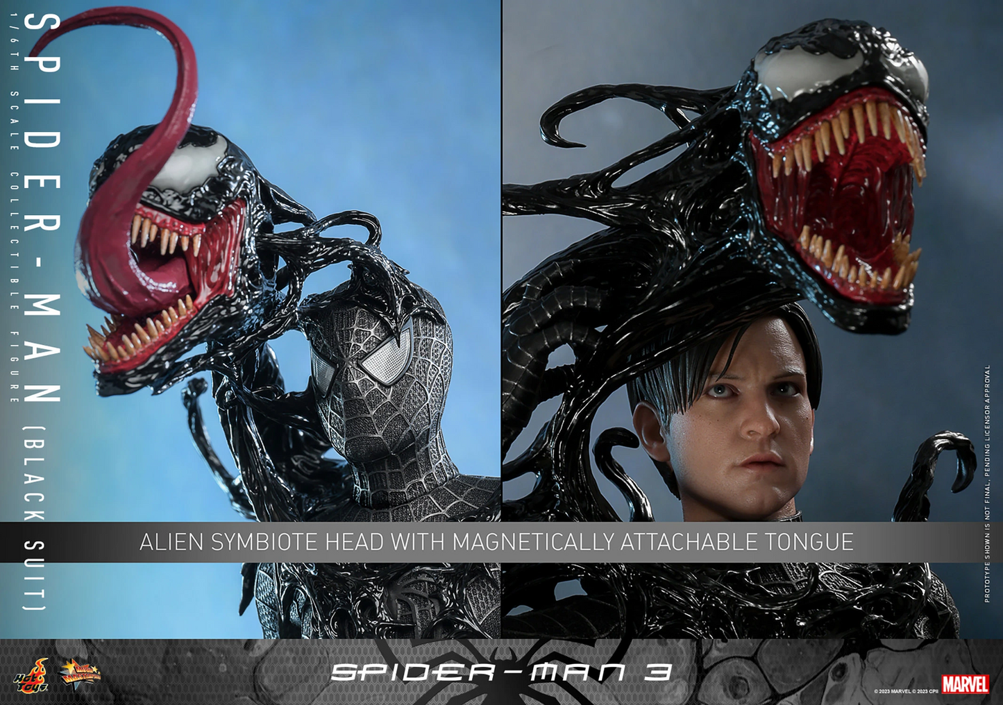 SPIDER-MAN 3 BLACK SUIT DELUXE VERSION 1/6TH