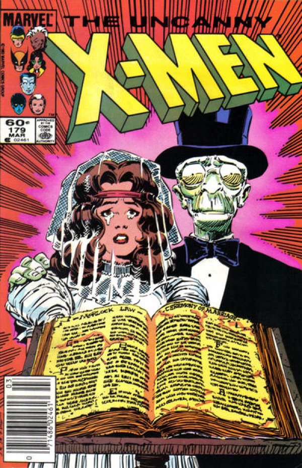 Uncanny X-Men (1980) #179 VF/NM 1st appearance of Leech Newsstand Edition