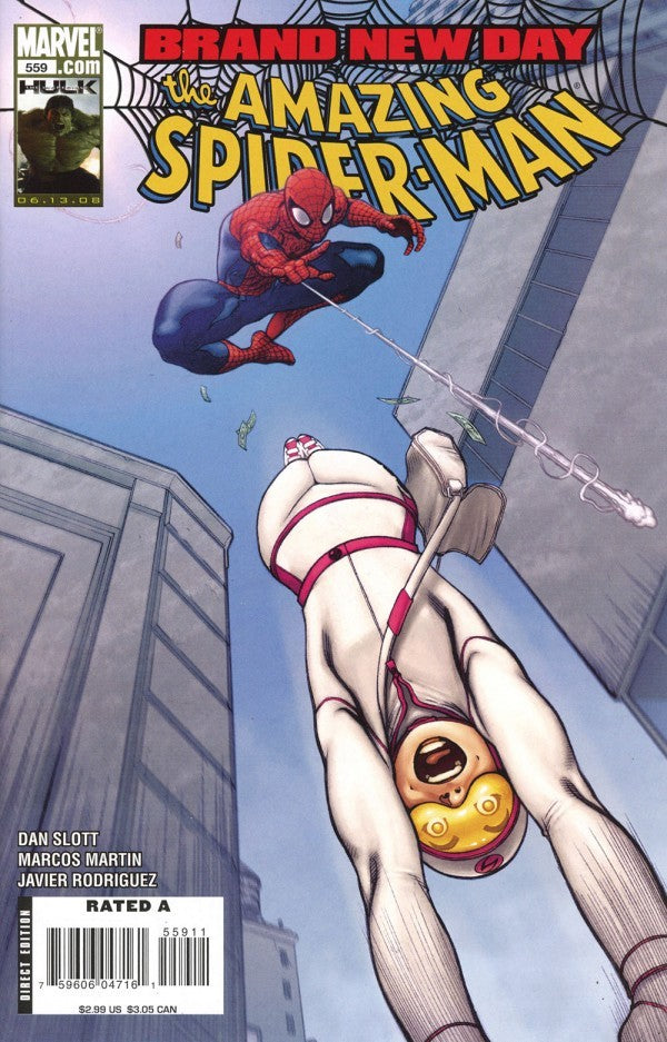 Amazing Spider-Man (1998) #559 NM 1st Screwball & Paper Doll