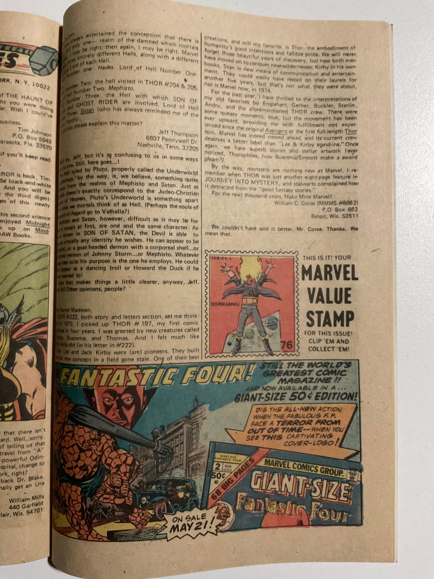 Thor (1966) #227 VF- MVS intact #76 Dormammu