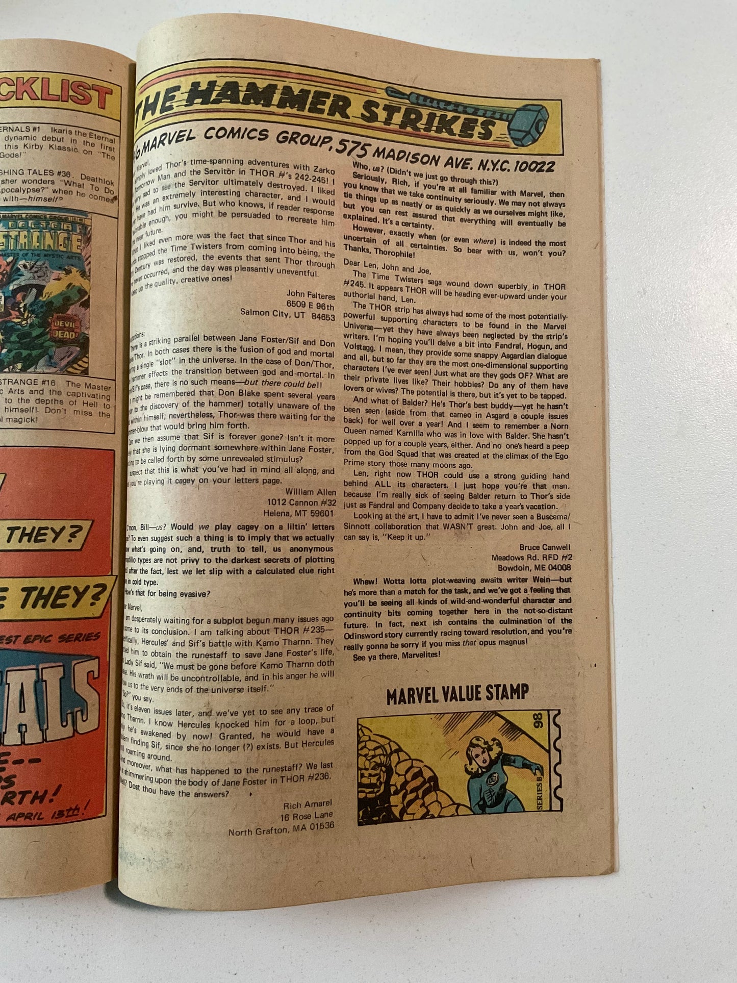 Thor (1966) #249 VF Jack Kirby Cover MVS intact