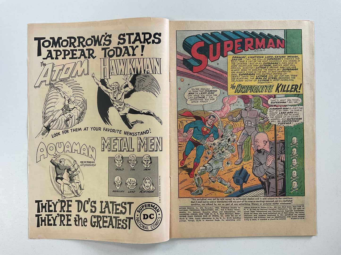 Action Comics (1938) #294 VG/FN Curt Swan cover