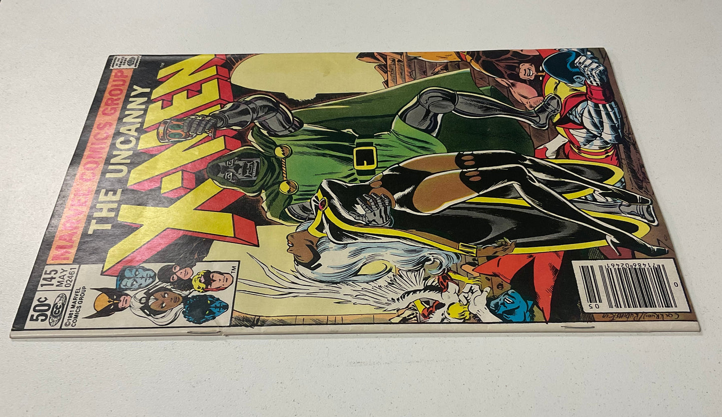 Uncanny X-Men (1980) #145 FN Iconic Cockrum Cover Newsstand Edition
