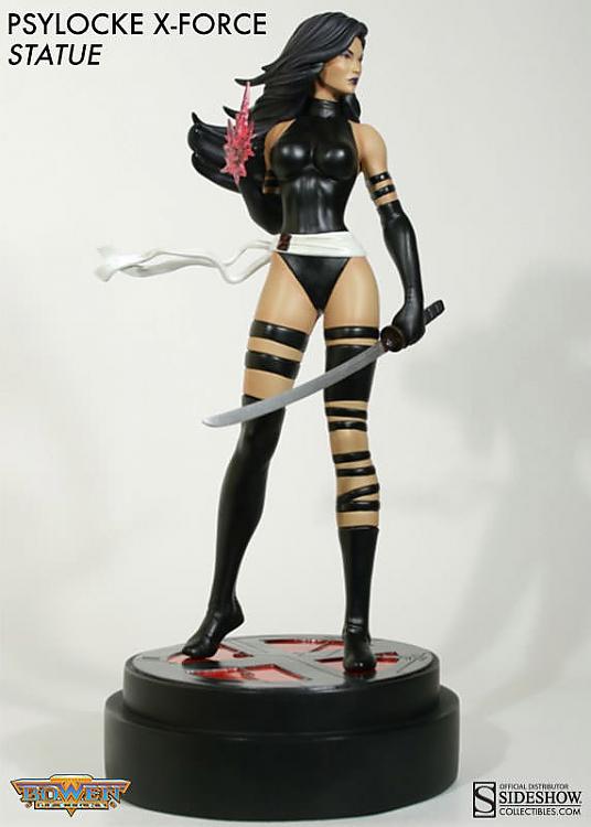 PYSLOCKE PAINTED BOWEN STATUE - X-FORCE VERSION