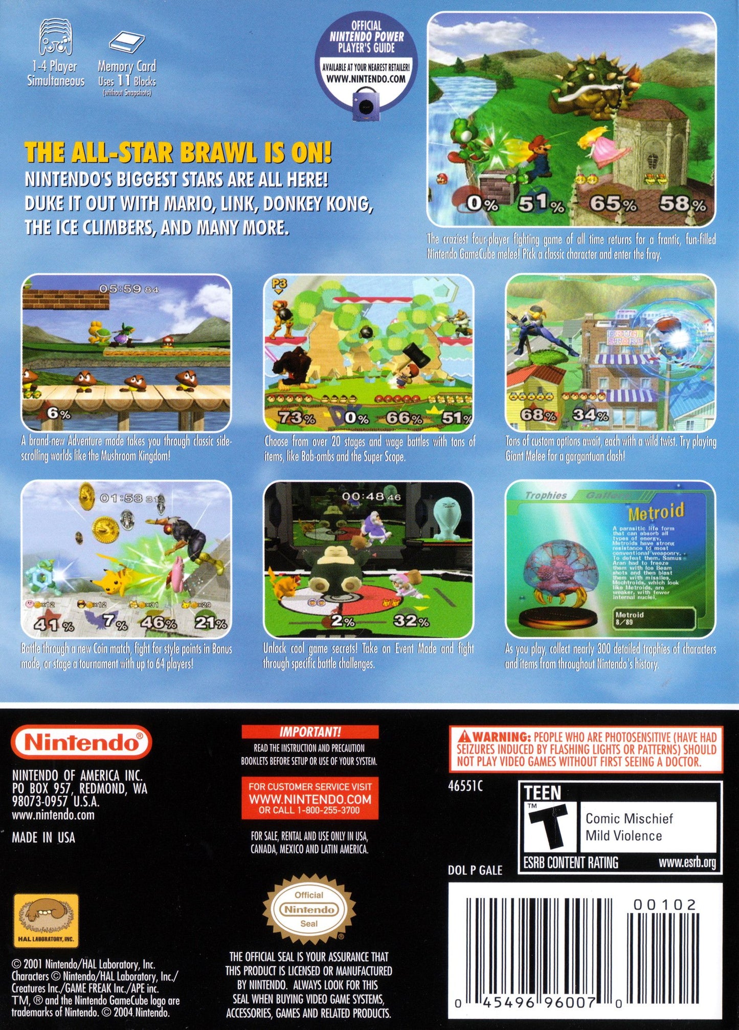 GC SUPER SMASH BROS MELEE
