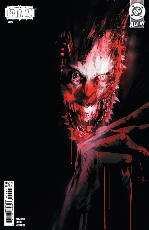 Absolute Batman (2024) #15 1st Print CVR B Jock Variant Origin of Joker