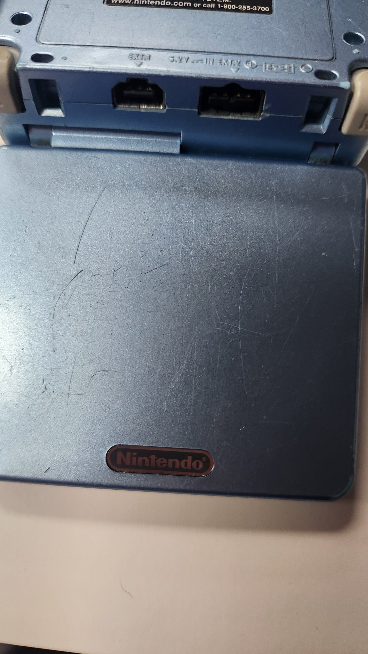 GAMEBOY ADVANCE SP PEARL BLUE AGS-101