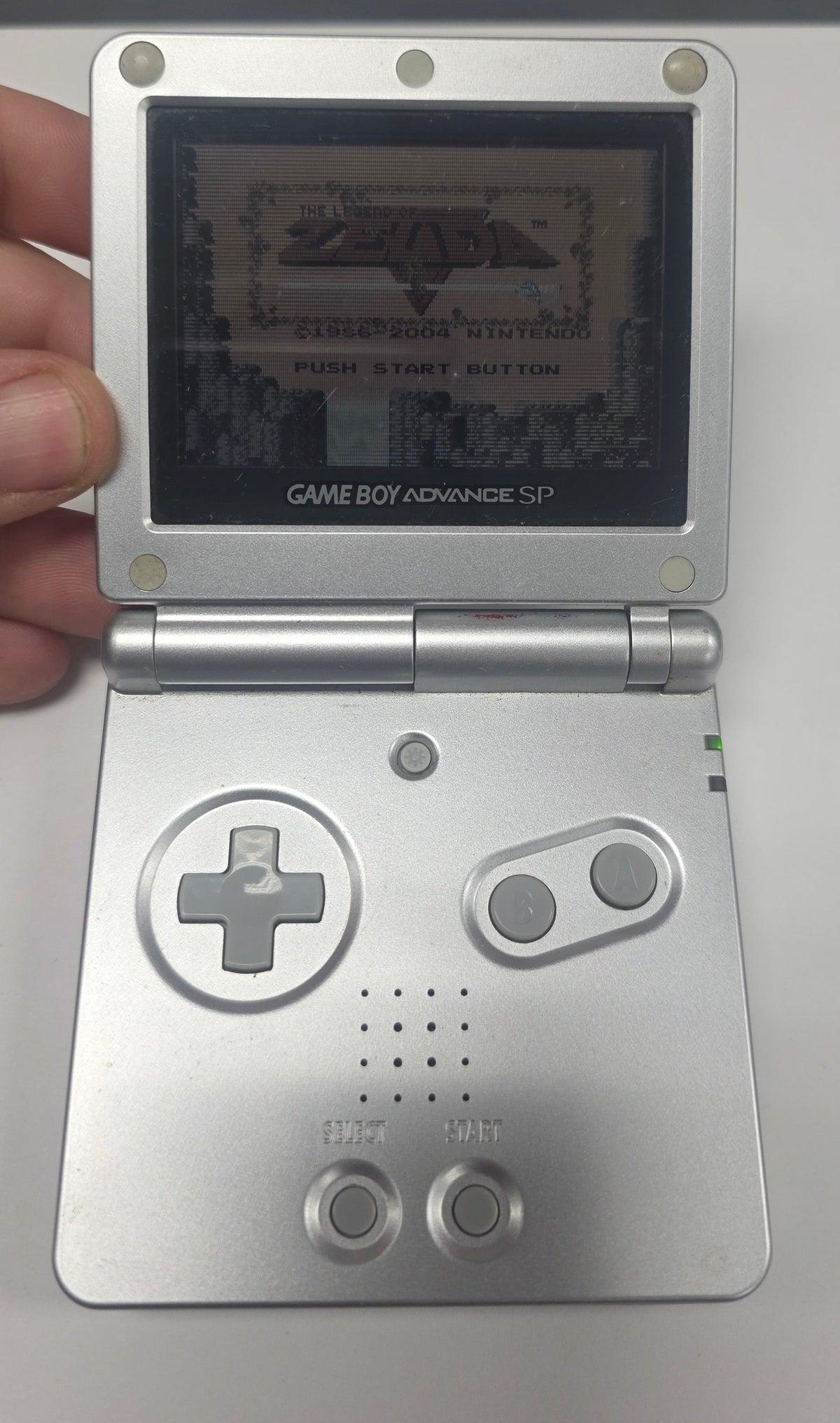 GAMEBOY ADVANCE SP (AGS-001) PLATINUM CONSOLE - LOOSE