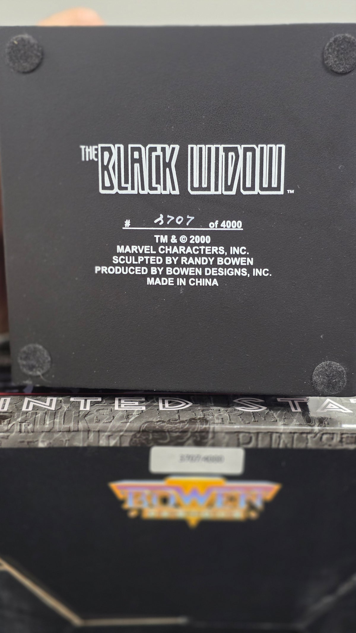 BOWEN DESIGNS BLACK WIDOW PAINTED STATUE