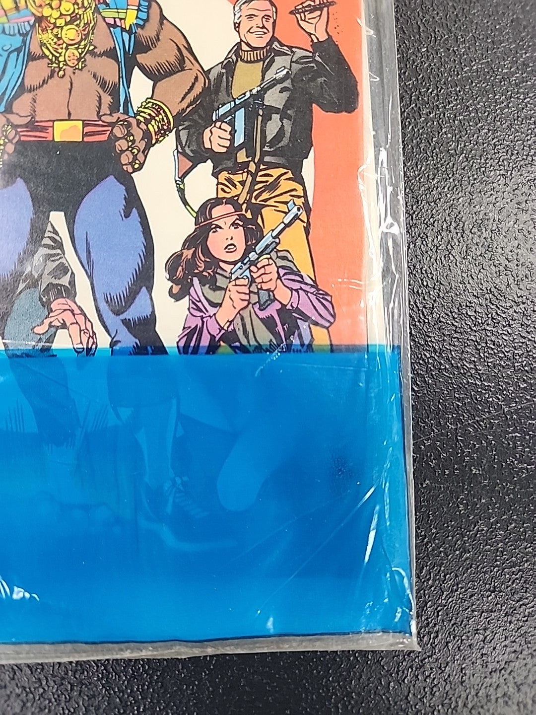 MARVEL COMICS THE A - TEAM 3 COMIC BOOKS ORIGINAL PLASTIC 1984 MINT Sealed
