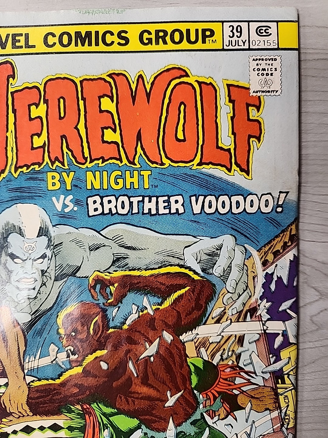 WEREWOLF BY NIGHT #39 1976 1ST MEETING BROTHER VOODOO MARVEL COMICS FN