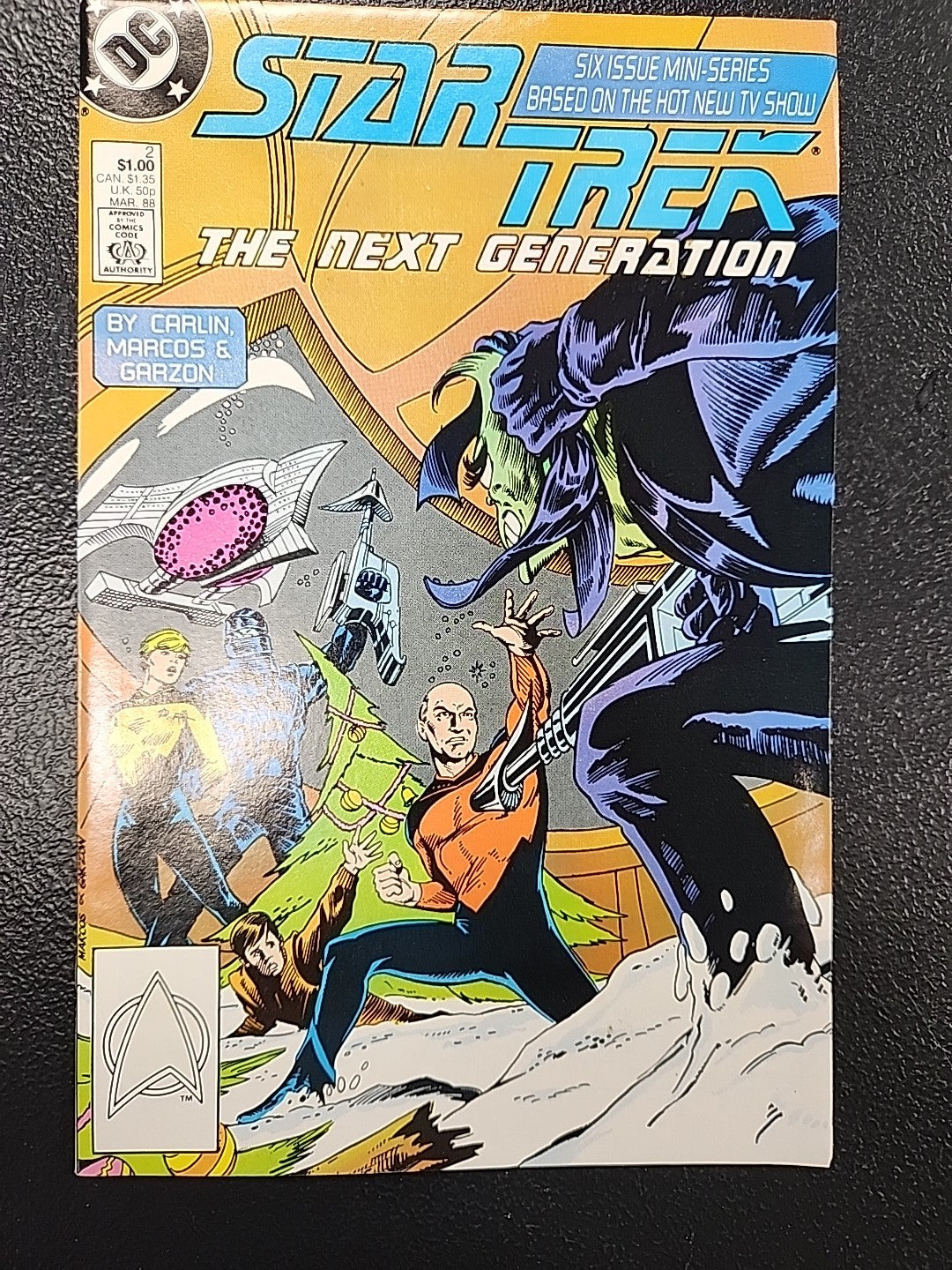 Star Trek: The Next Generation #1-6 VF 1988 DC Comics Complete Mini-Series