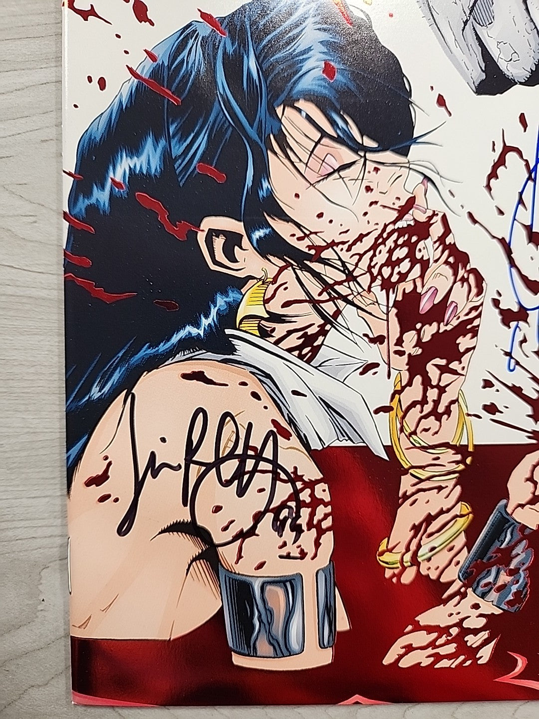 Vengeance of Vampirella #1 Red Foil Signed Quesada & Palmiotti Harris Comics