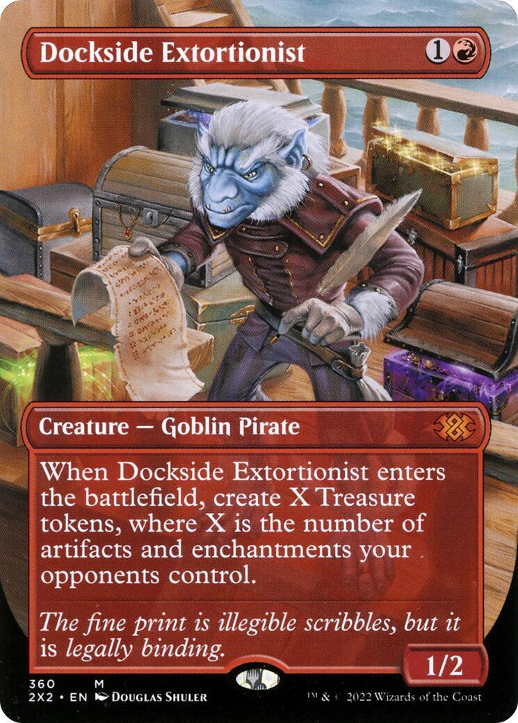 MTG Dockside Extortionist (Borderless) Double Masters 2022 Regular English