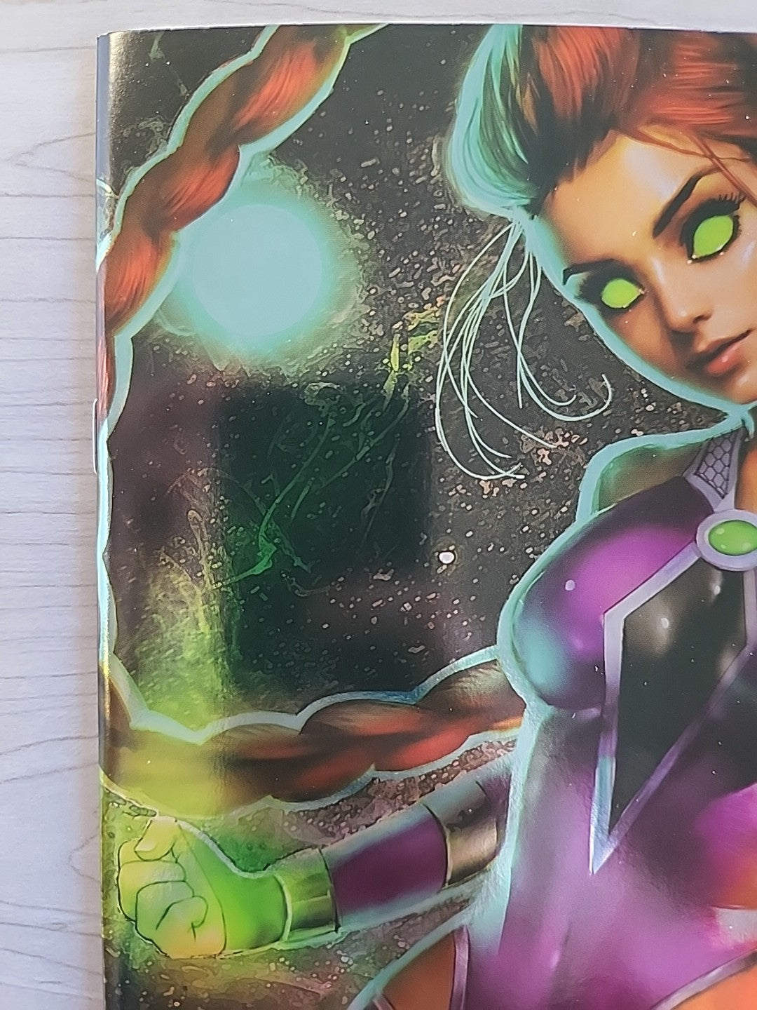 TITANS #1 2023 NATHAN SZERDY STARFIRE FOIL VIRGIN VARIANT C 616 COMICS