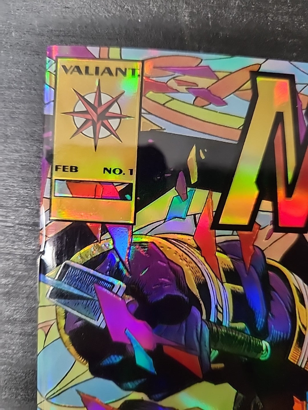 VALIANT 1994 NINJAK #1 GOLD Joe Quesada FULL Chromium cover NM Rare