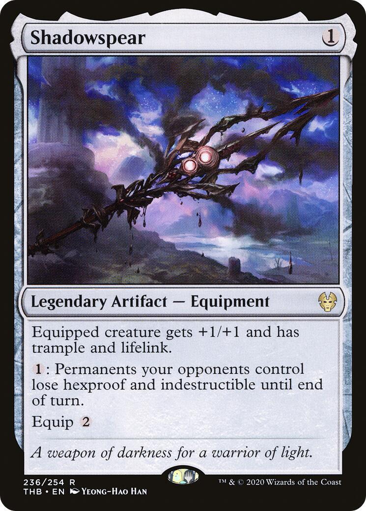MTG Shadowspear Theros Beyond Death Regular 236/254 English Magic The Gathering