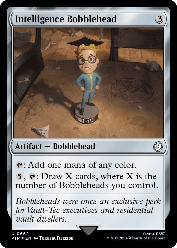 MTG Intelligence Bobblehead Surge Foil PIP 662 English Magic The Gathering NM
