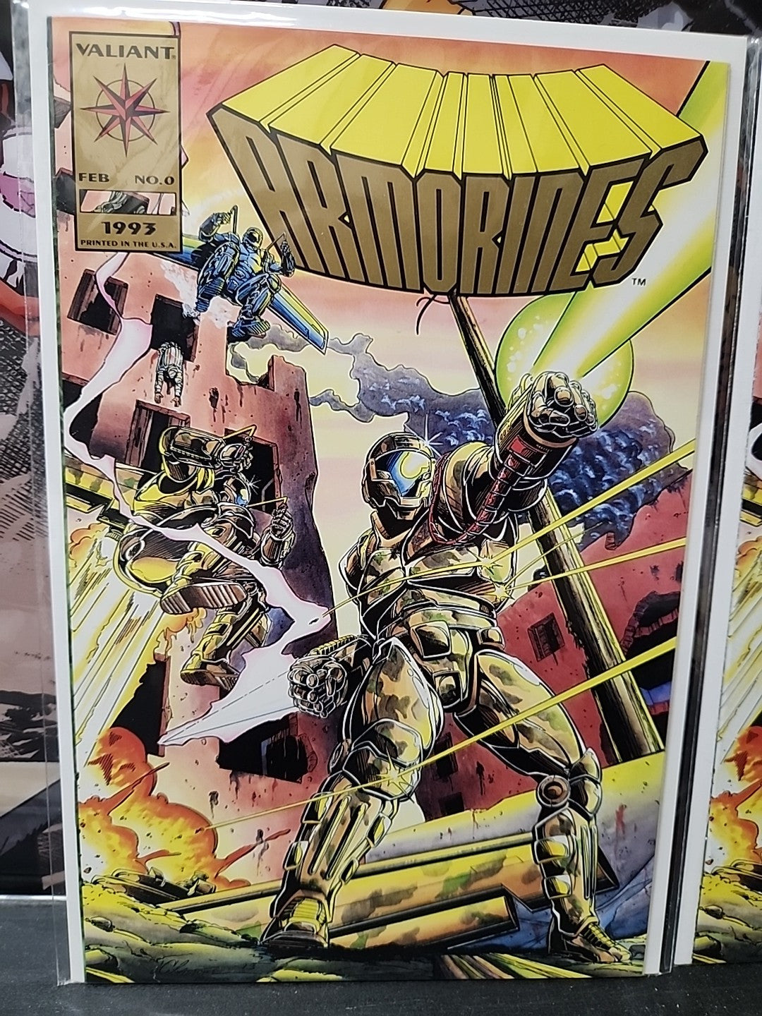 Armorines #0 Gold Variant And Preview Edition Valiant Comics 1994 VF/NM