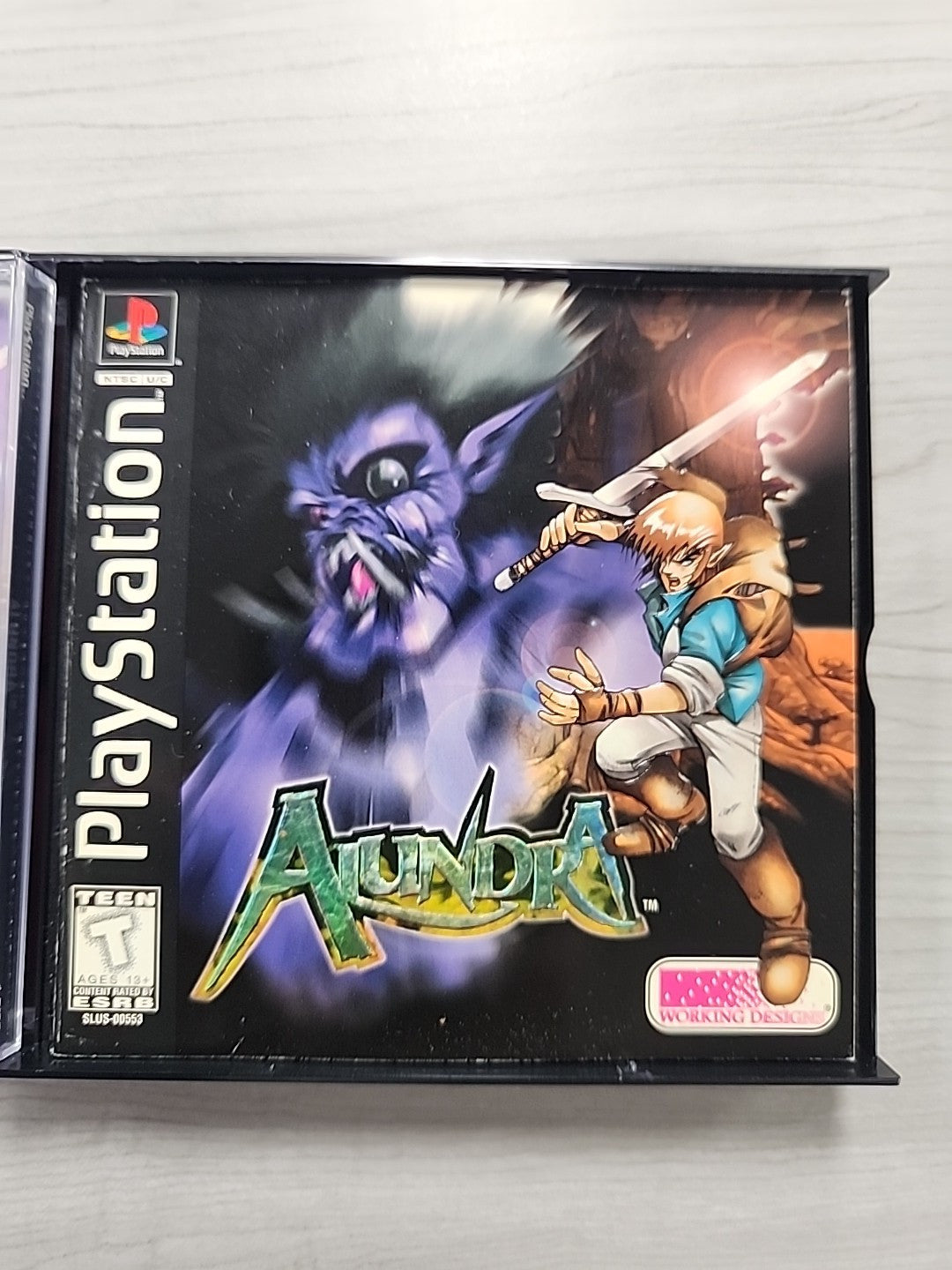 Alundra (Sony PlayStation 1, 1997) PS1 - No Map, Tested, Working