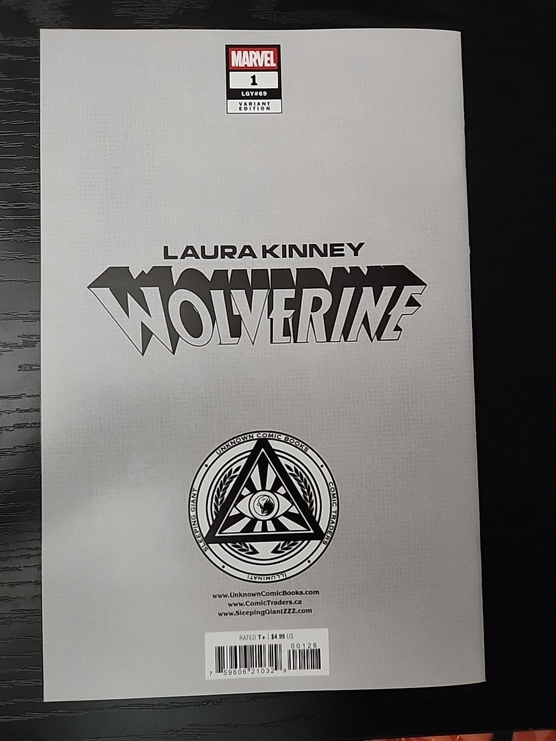 Laura Kinney Wolverine #1 NM Sabine Rich VIRGIN Unknown Comics Variant (2025)