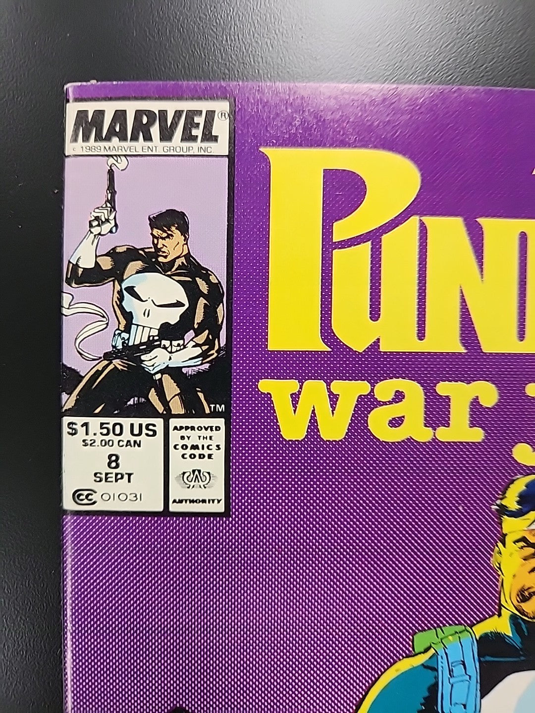 Punisher War Journal #8 (1989) Marvel Comics Jim Lee NES Game Cover