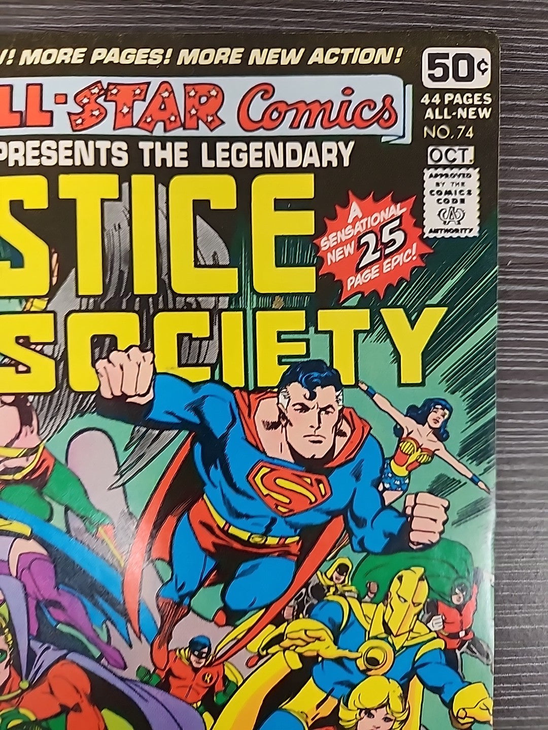 ALL-STAR COMICS #74 VOL. 1 HIGHER GRADE NEWSSTAND DC COMIC BOOK Scarce
