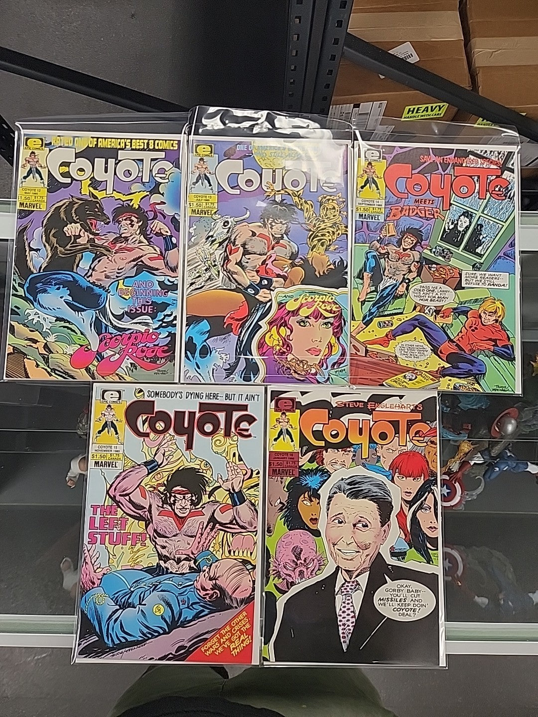 Epic Comics Coyote Lot Of 15 Books #2-16 1st Published McFarlane Art #11 VF/NM