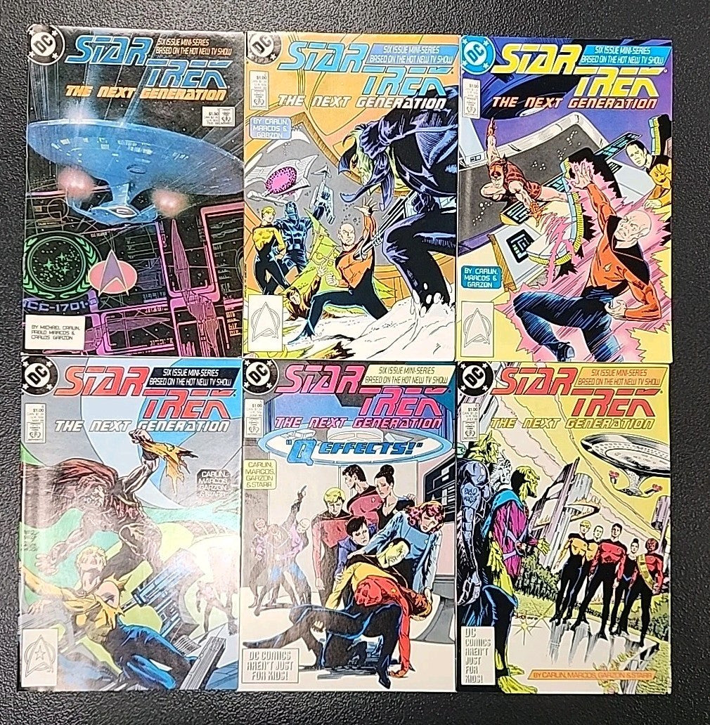 Star Trek: The Next Generation #1-6 VF 1988 DC Comics Complete Mini-Series