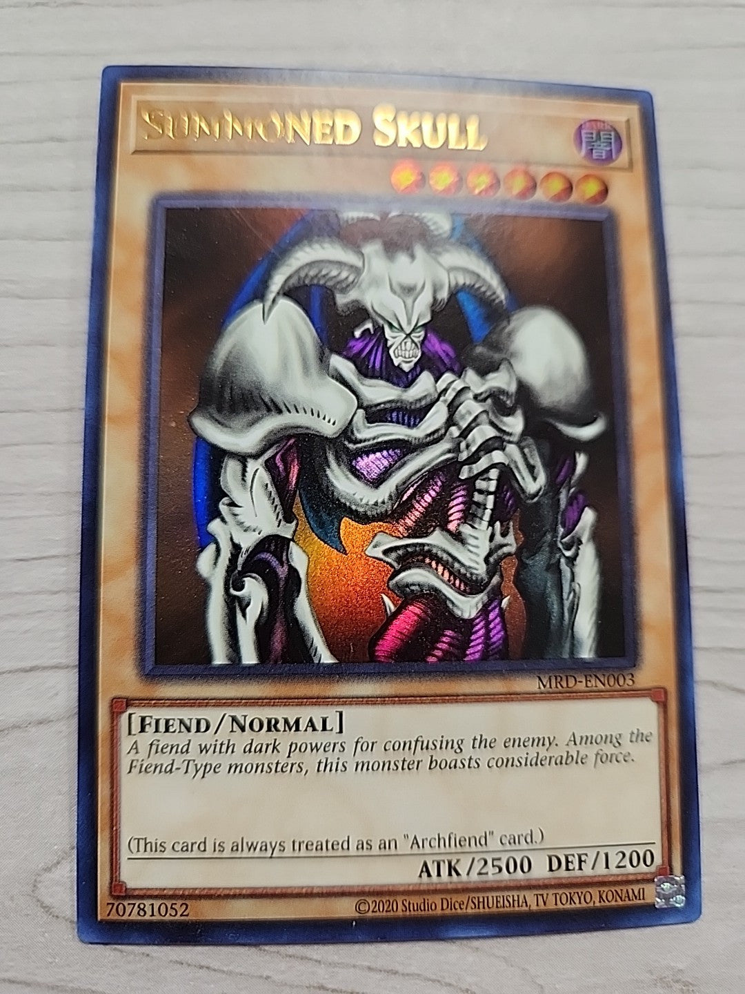 Yugioh! LP Summoned Skull MRD-003 Ultra Rare Unlimited Edition English